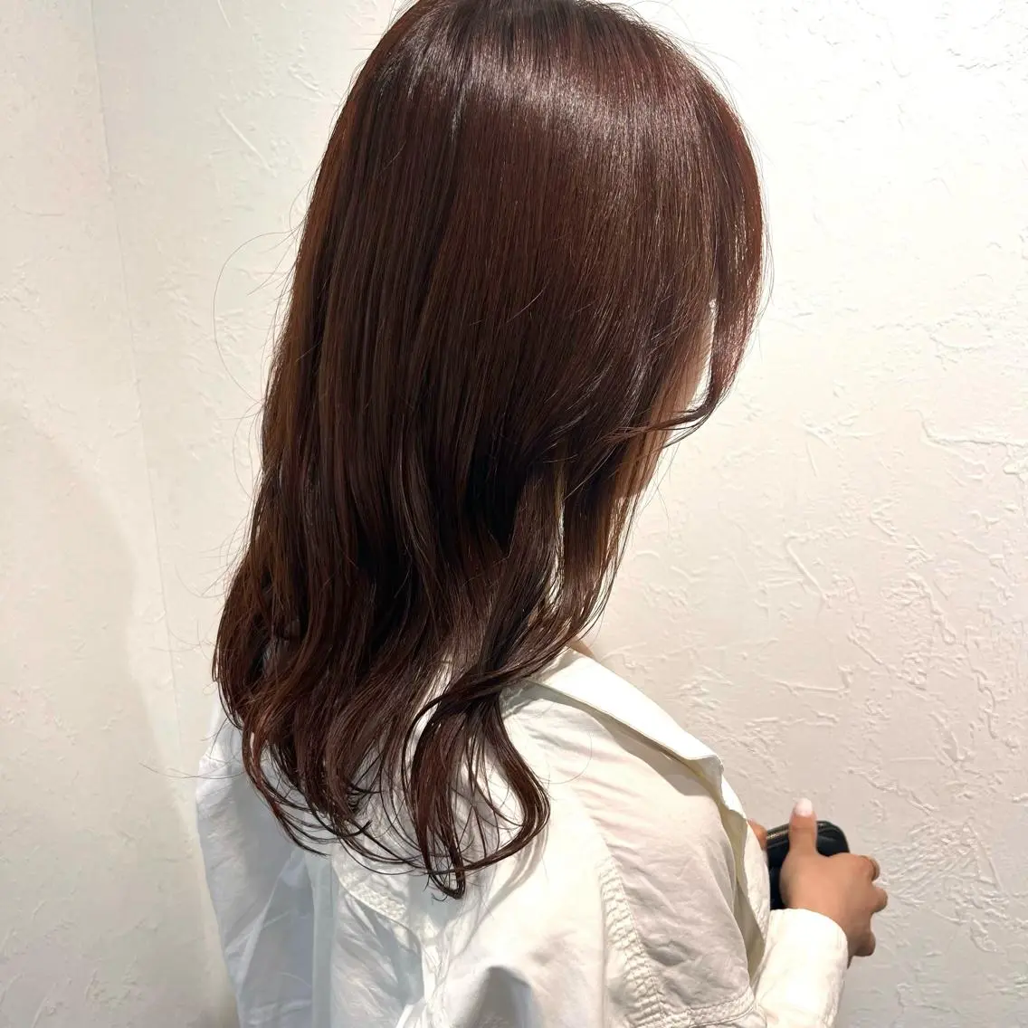 ミディアム カラー shiho .のヘアスタイル