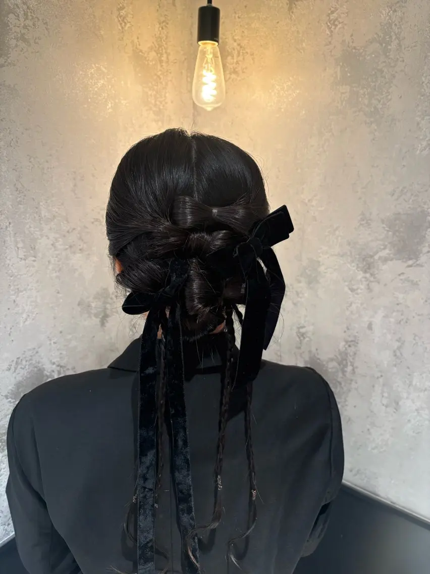 個性的ほかと被らないヘアアレンジ💐の写真