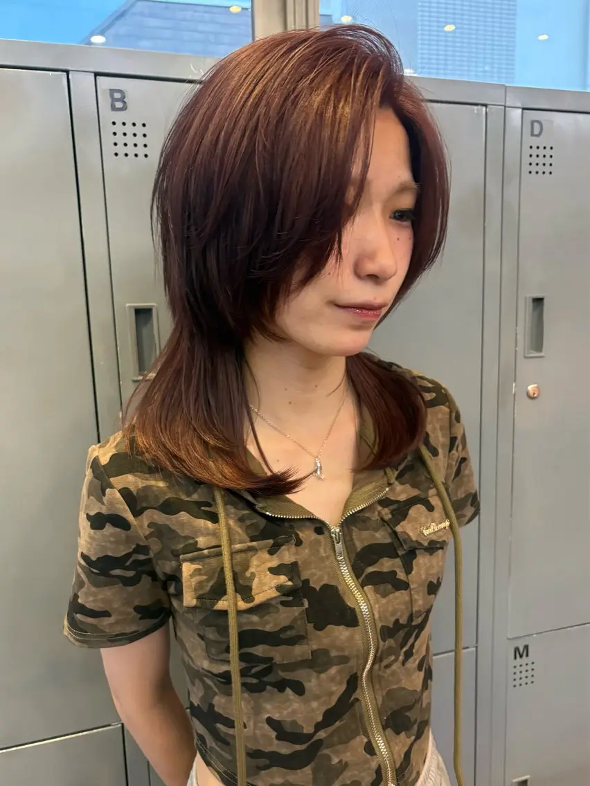 セミロング カラー ヘアアレンジ ヘアカラー トリートメント 🫧こだわりカラー 🩰/渡邉日向🕊のヘアスタイル