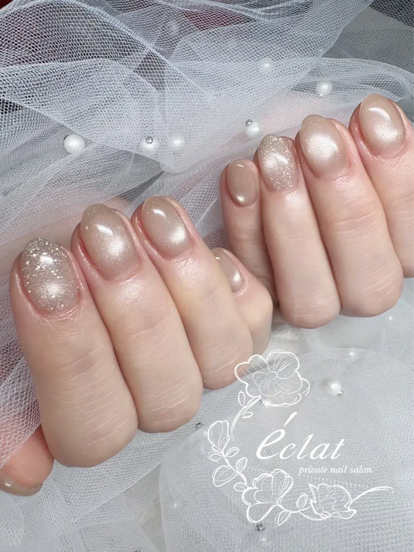 ネイル マグネットネイル 持ち込み nail salon éclat.のネイルデザイン