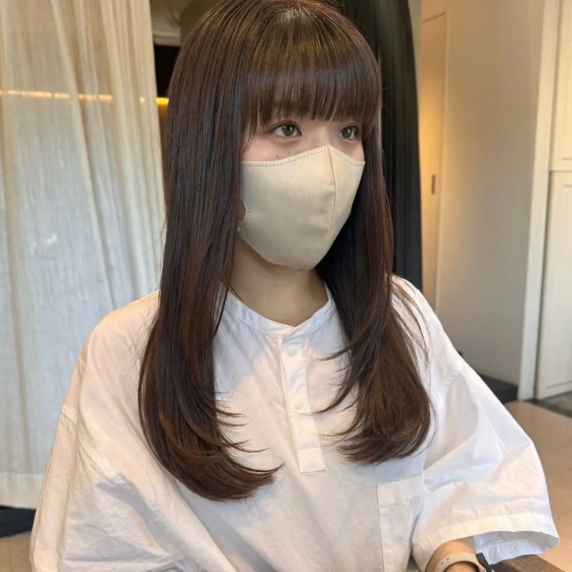 ロング トリートメント カット ヘアカラー トリートメント ツヤ髪♡ 佐取歩のヘアスタイル