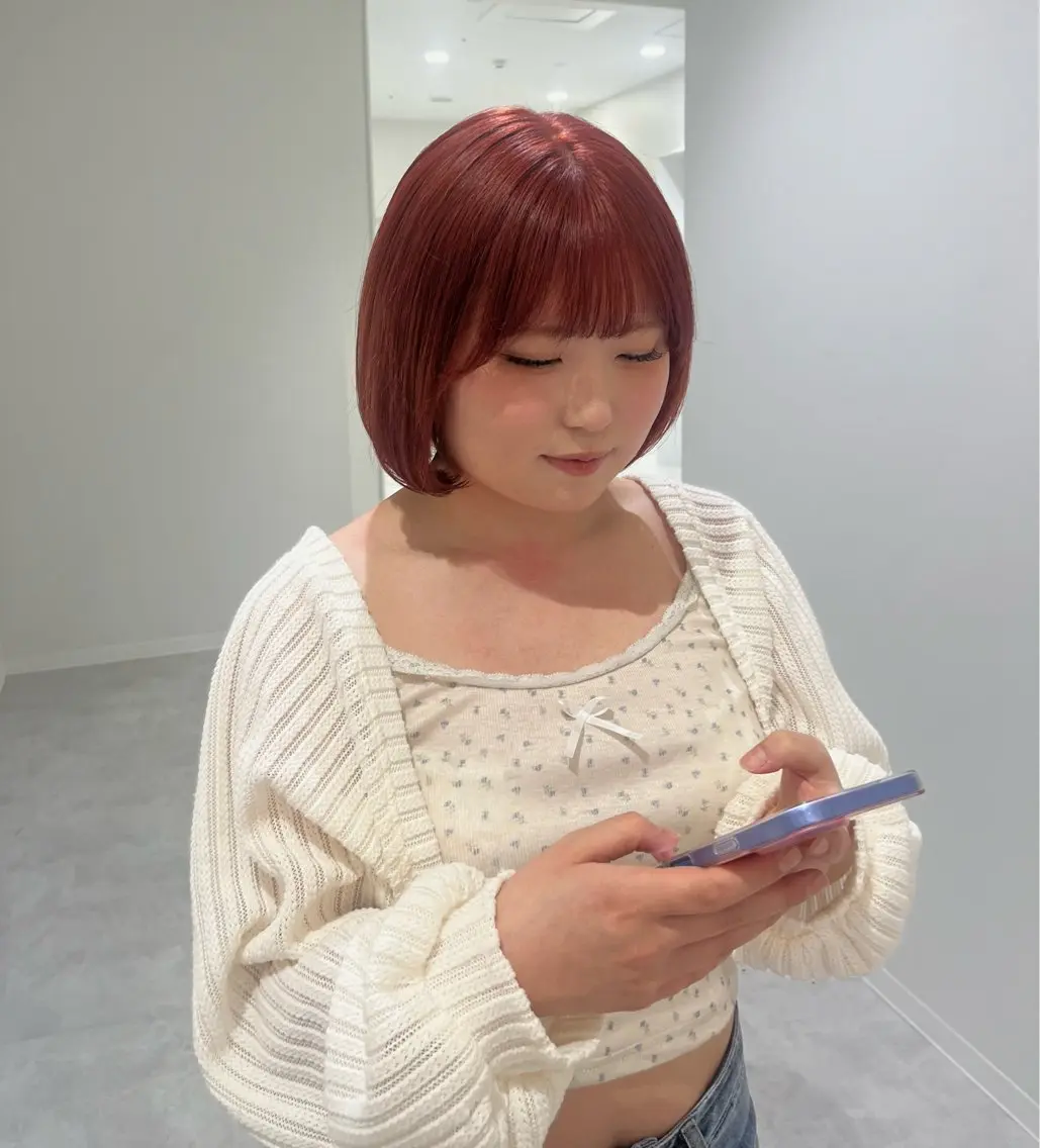 ケアダブルカラー🎨(ブリーチ)+スタイリング🎀の写真
