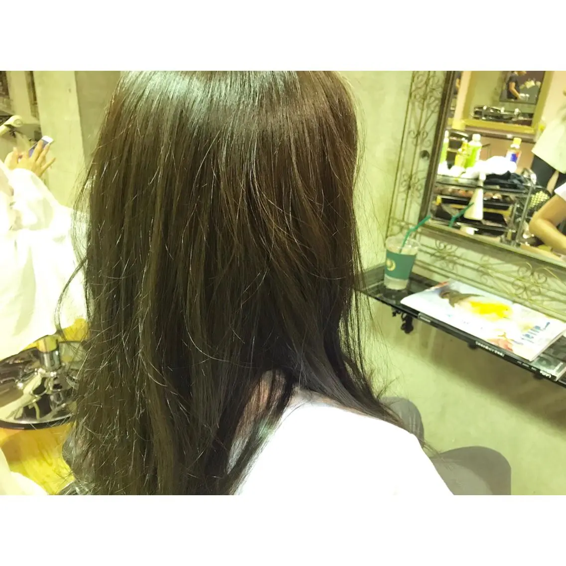 セミロング カラー 大木 祥吾のヘアスタイル