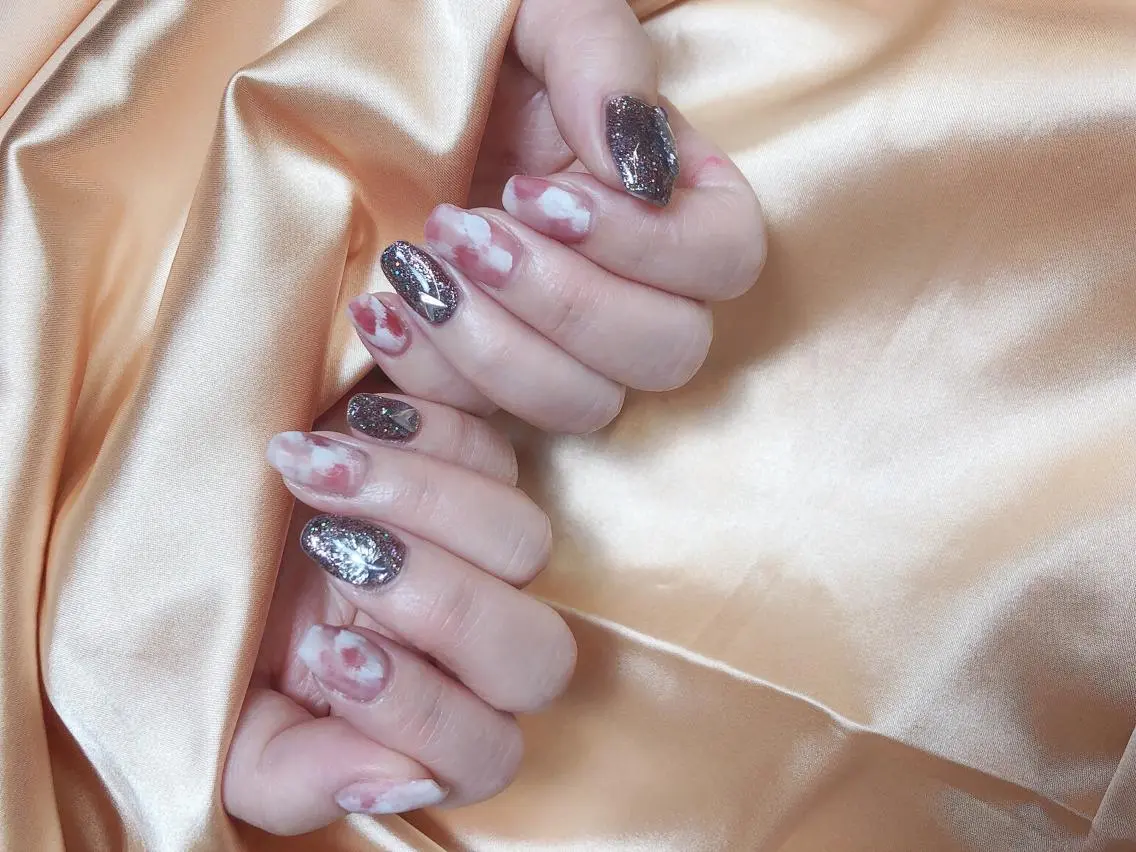 ミディアム ネイル Reonail 💕Kana💕のネイルデザイン