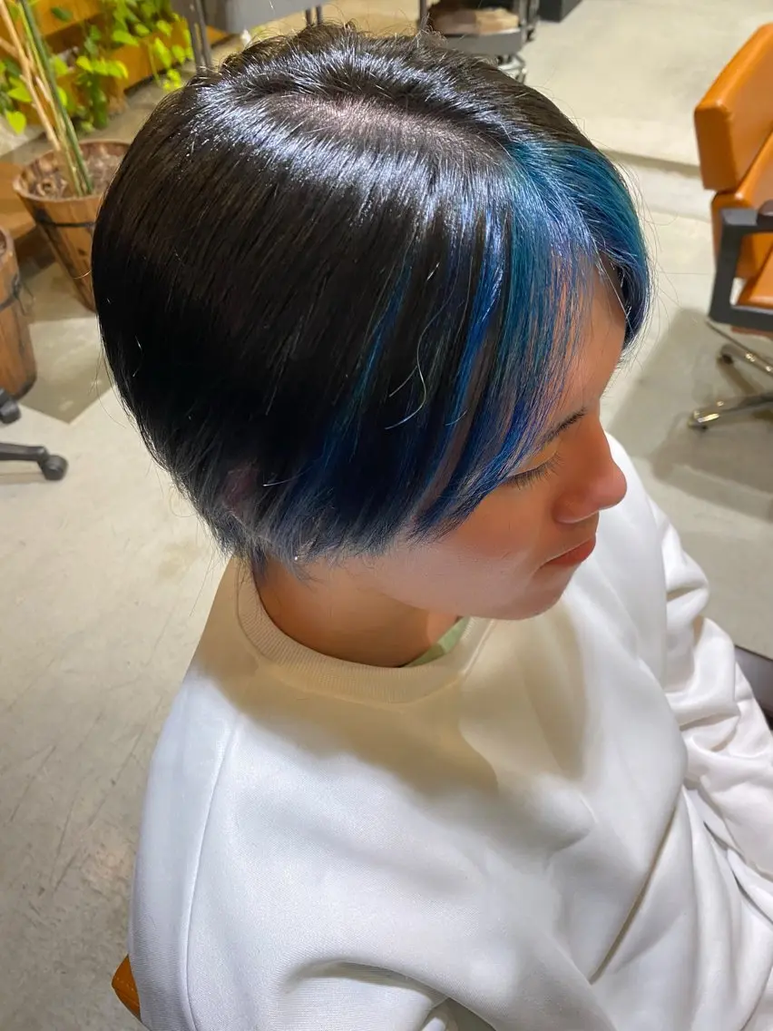 ショート カラー メンズ 関谷 のぞみのヘアスタイル