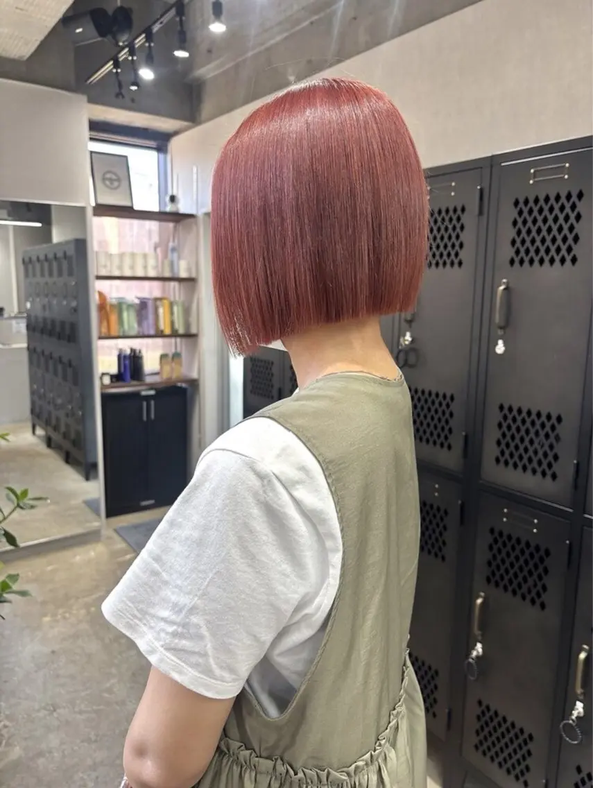 ミディアム カラー ピンクカラー ニュアンスカラー/ 🫧レミ(坊主)のヘアスタイル