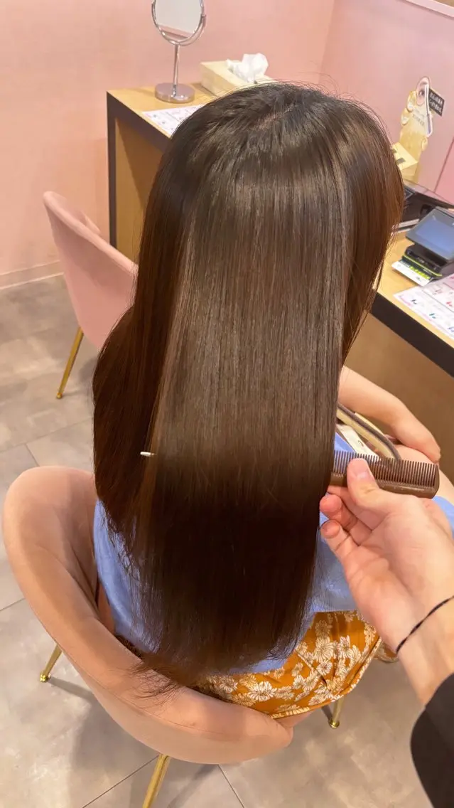 ロング 髪質改善 田中大貴のヘアスタイル