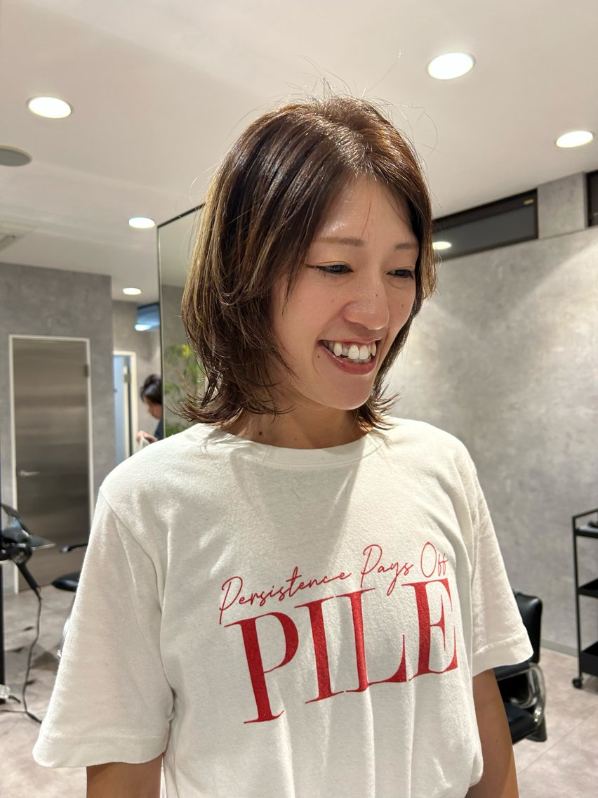 ミディアム ⭐️HEDI YUKI⭐️のヘアスタイル