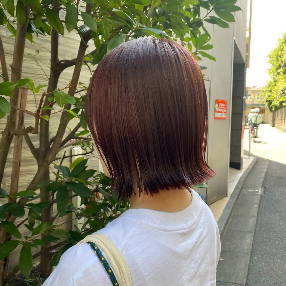 ショート カラー 切りっぱなしボブ ボブ ブリーチなし透明感 🕊ワダ　ユイのヘアスタイル