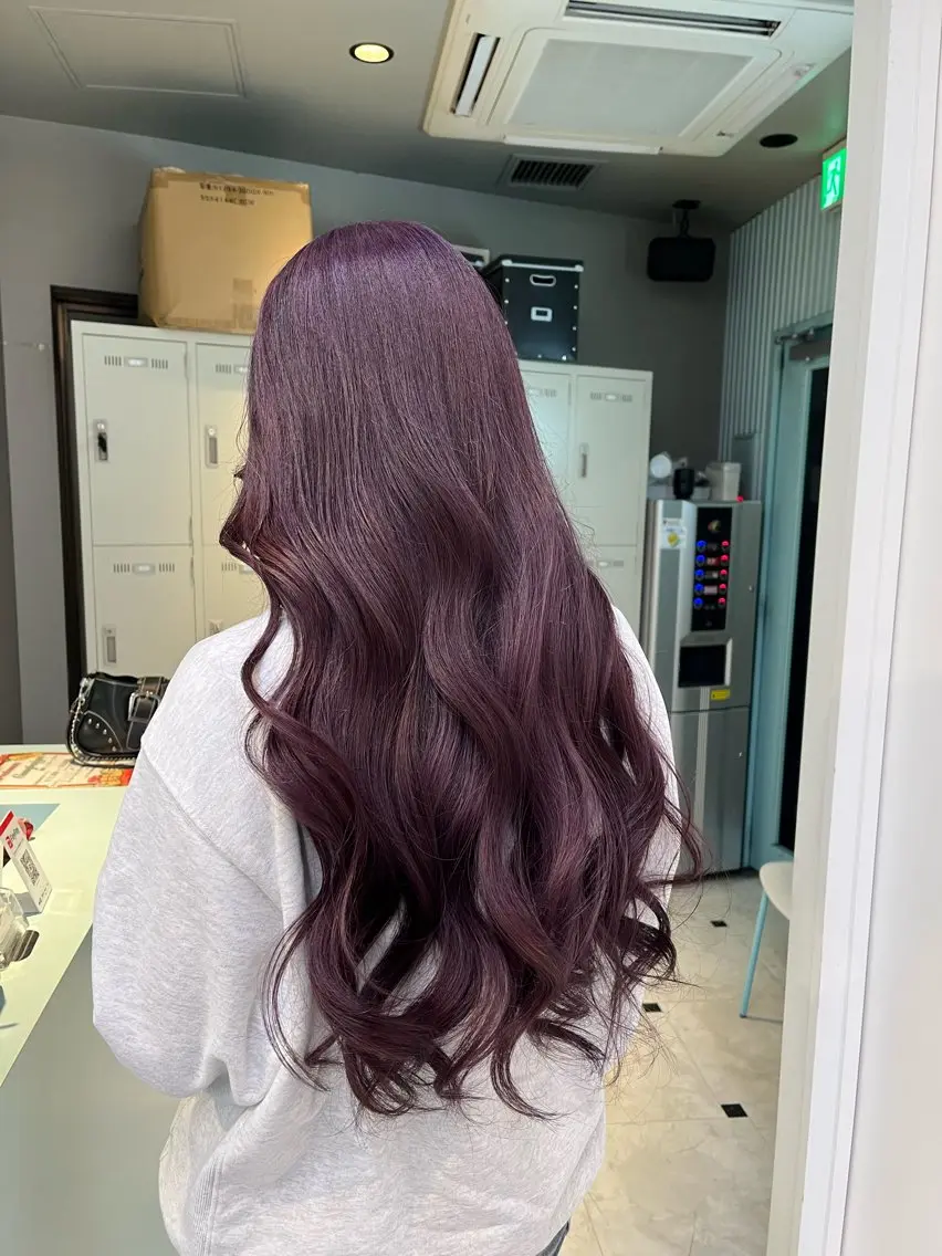 ロング カラー ヘアカラー トリートメント ブリーチカラー 🩵MIZUKIのヘアスタイル