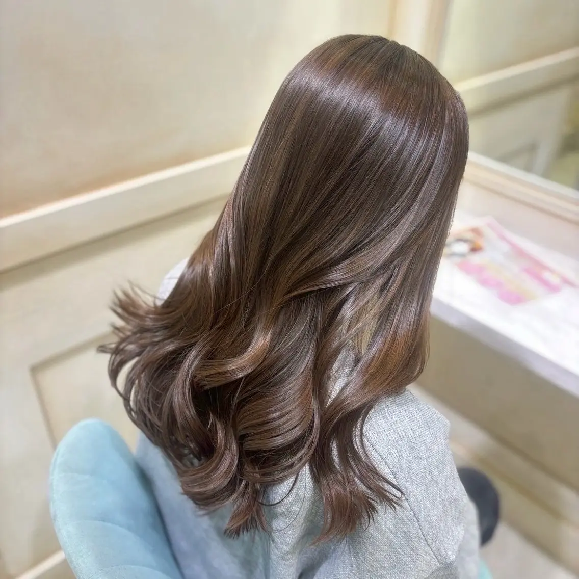ロング カラー ヘアカラー 透明感カラー🎀 みゆうのヘアスタイル