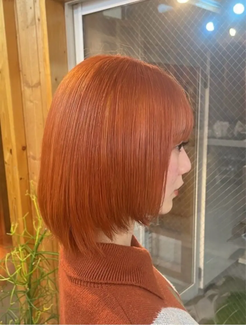 カラー ヘアカラー ⛅️柔らかハイトーン ×モテ艶🍒ももかのヘアスタイル