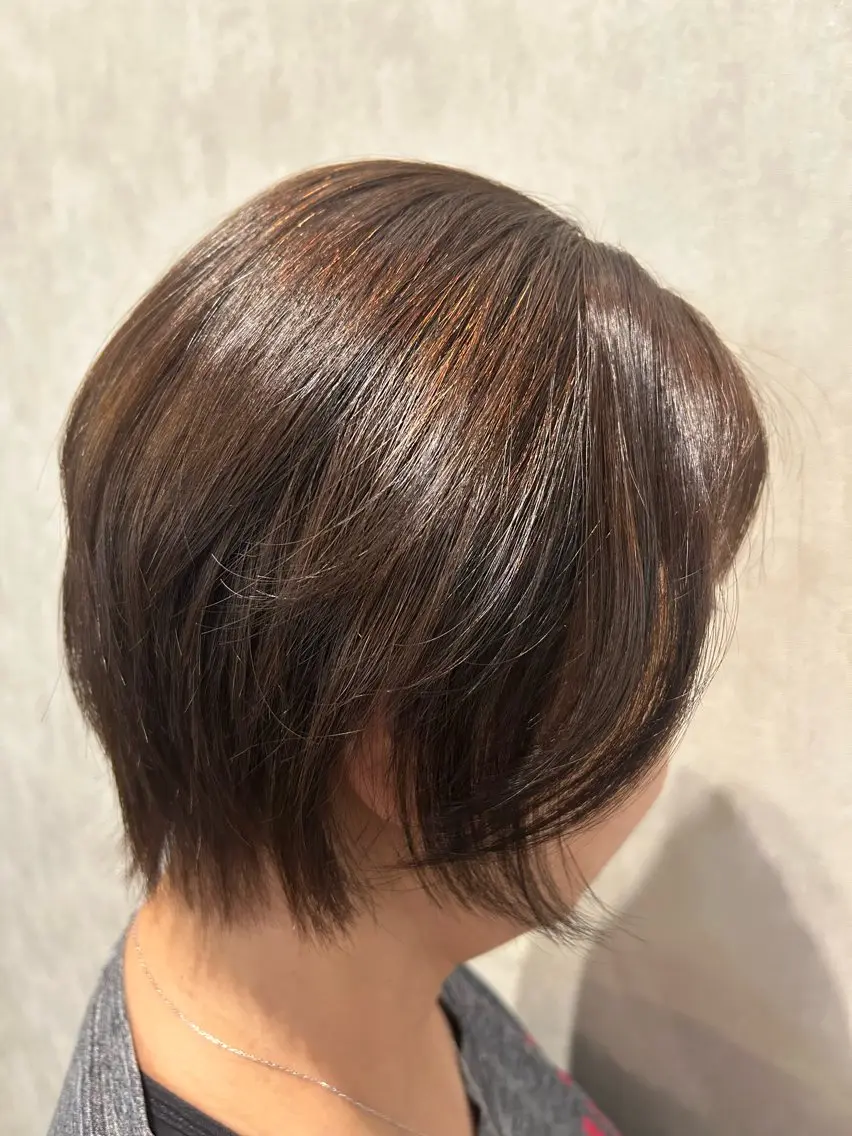 ショート 縮毛矯正 きむら はるみのヘアスタイル