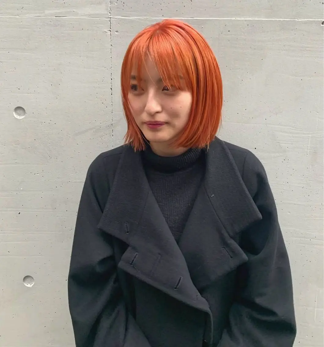 ショート カラー ヘアカラー トリートメント カットモデル あきとのヘアスタイル