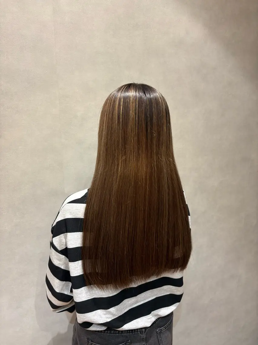 ロング 中村 芹愛のヘアスタイル
