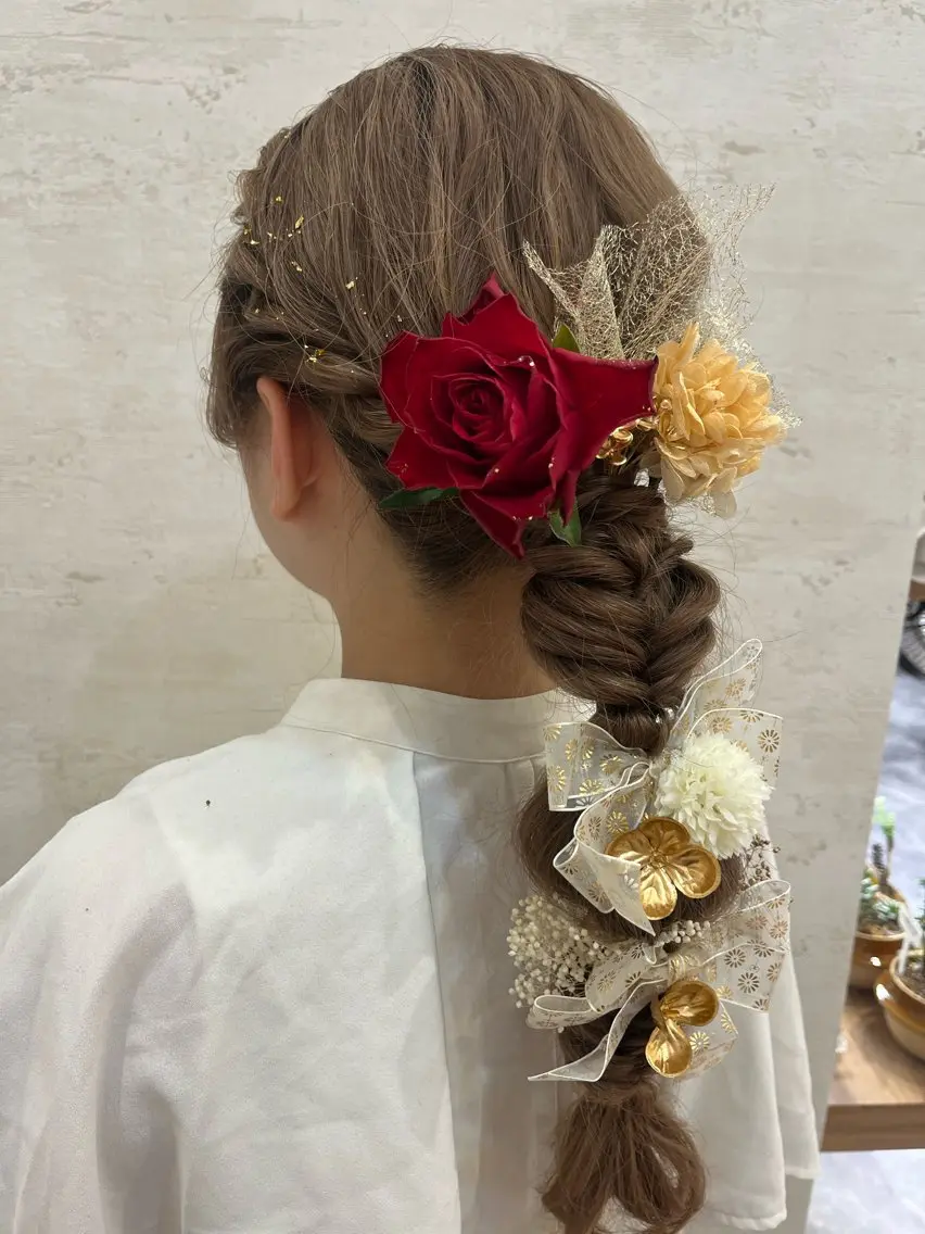 ヘアセットの写真