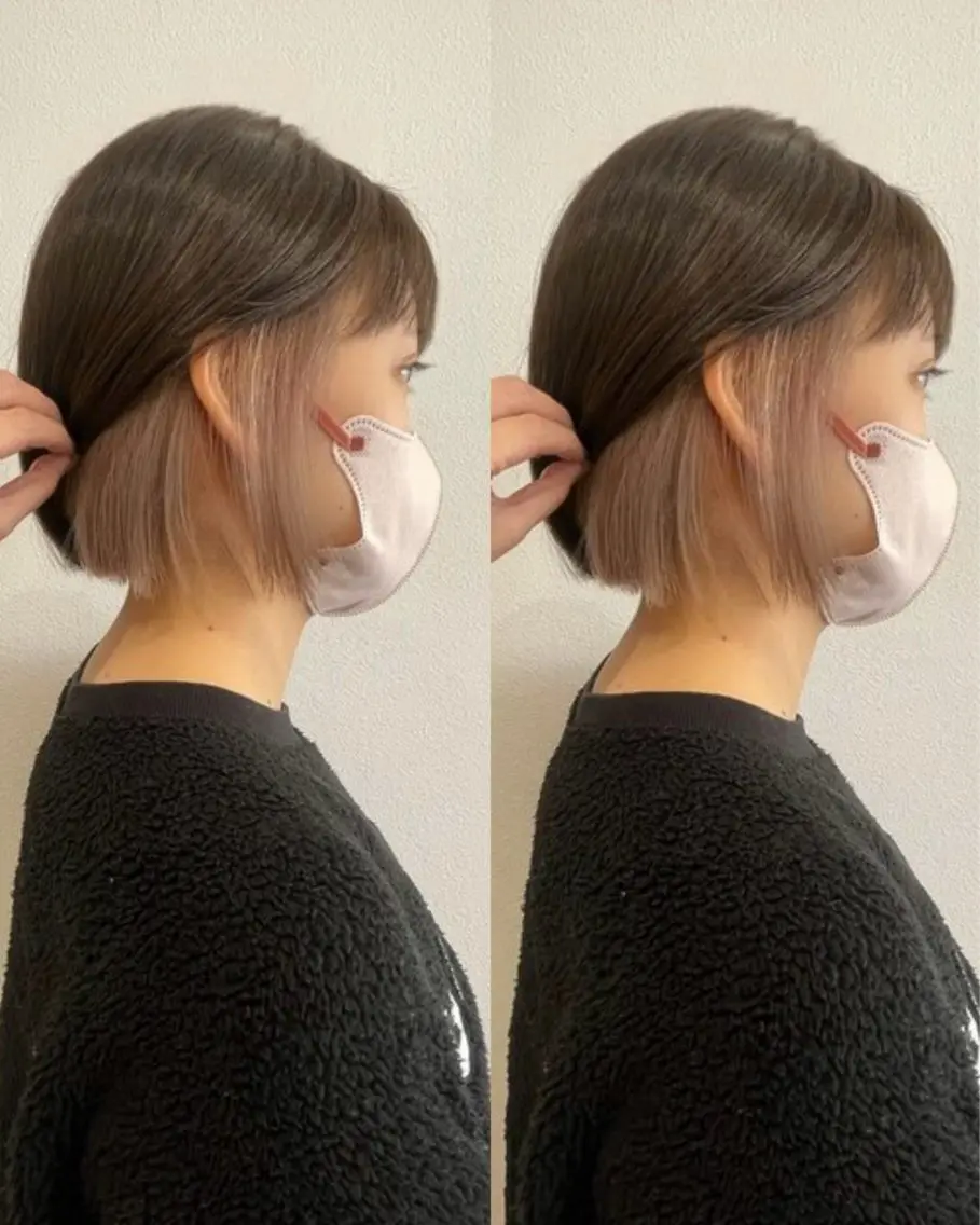 👀チラ見えインナーカラー👀の写真