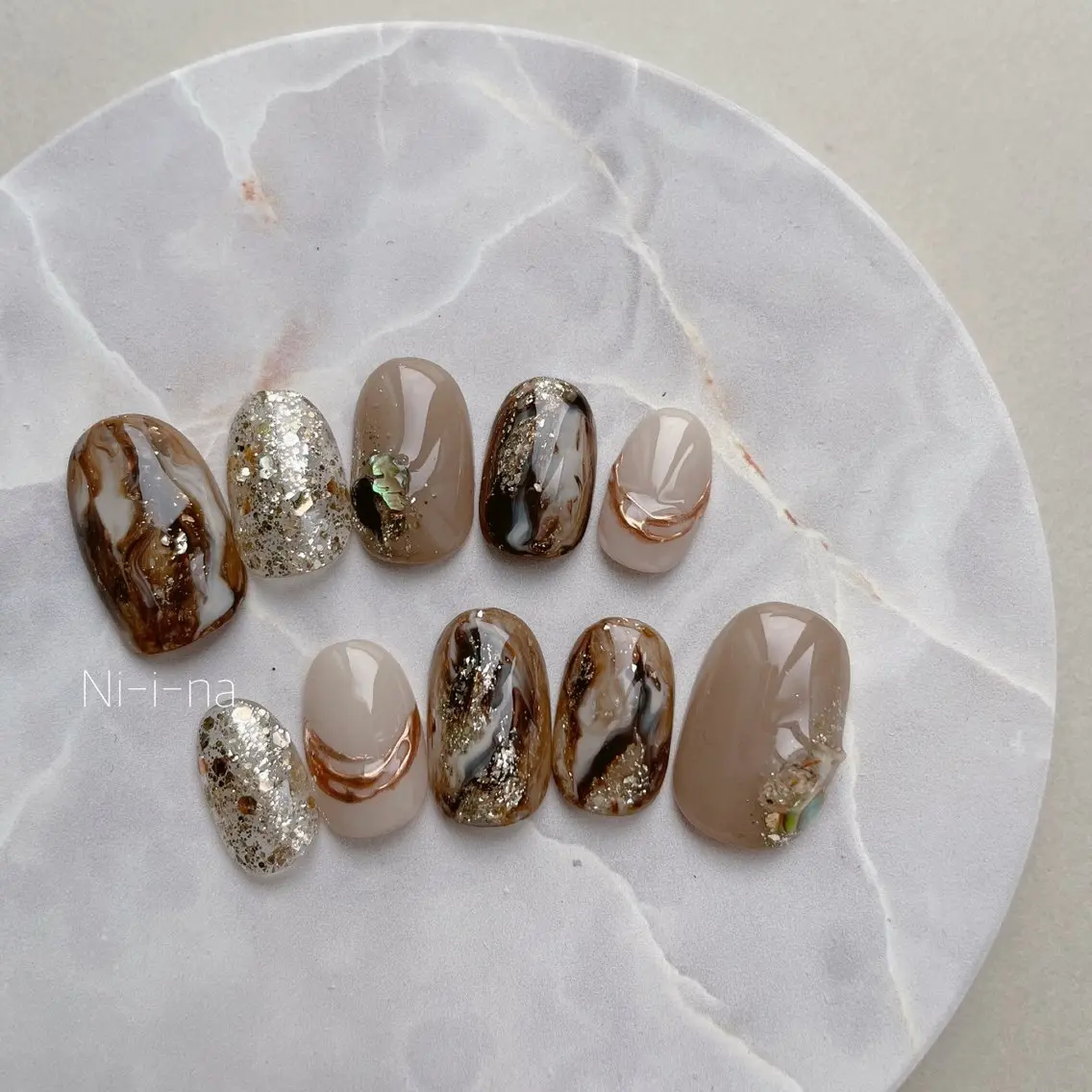 ネイル nail salon Ni-i-naのネイルデザイン