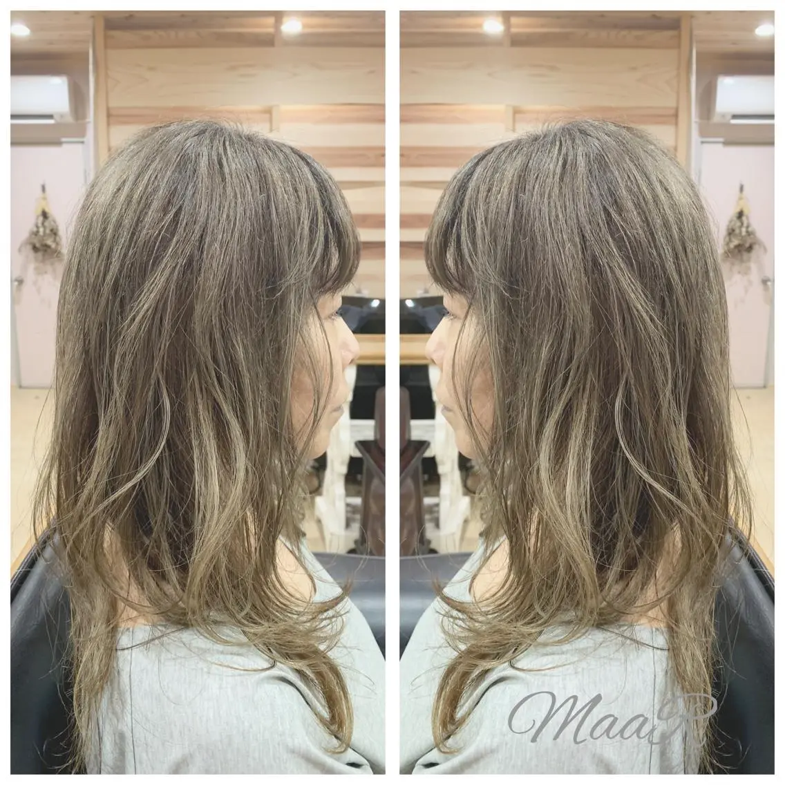 ロング カラー Asuka Mabuchiのヘアスタイル