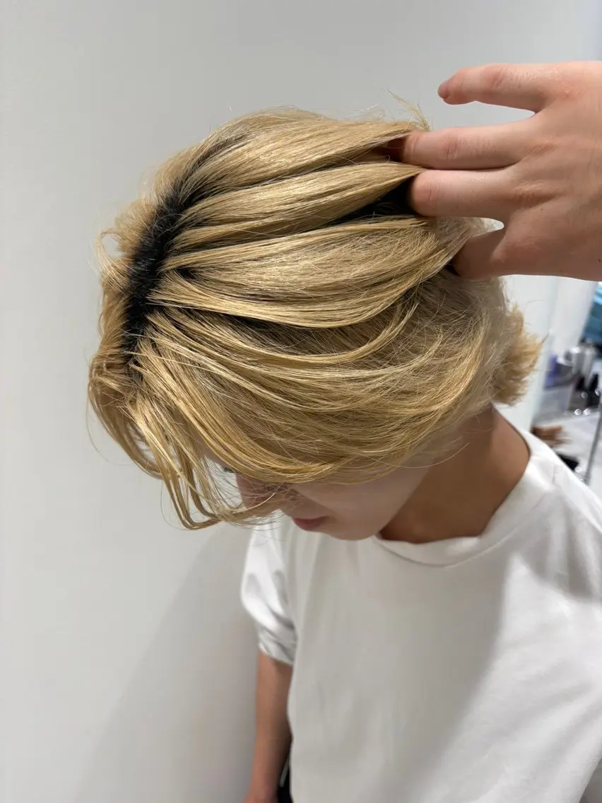 メンズ カット 盛れる💕レイヤー 🎀🇰🇷カナヤのヘアスタイル