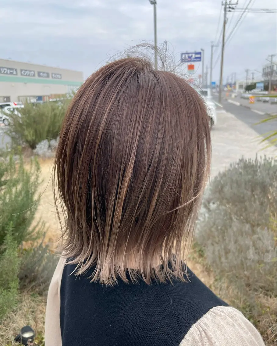 ショート カラー ハイトーン/骨格矯正 カット/HARU✂️のヘアスタイル