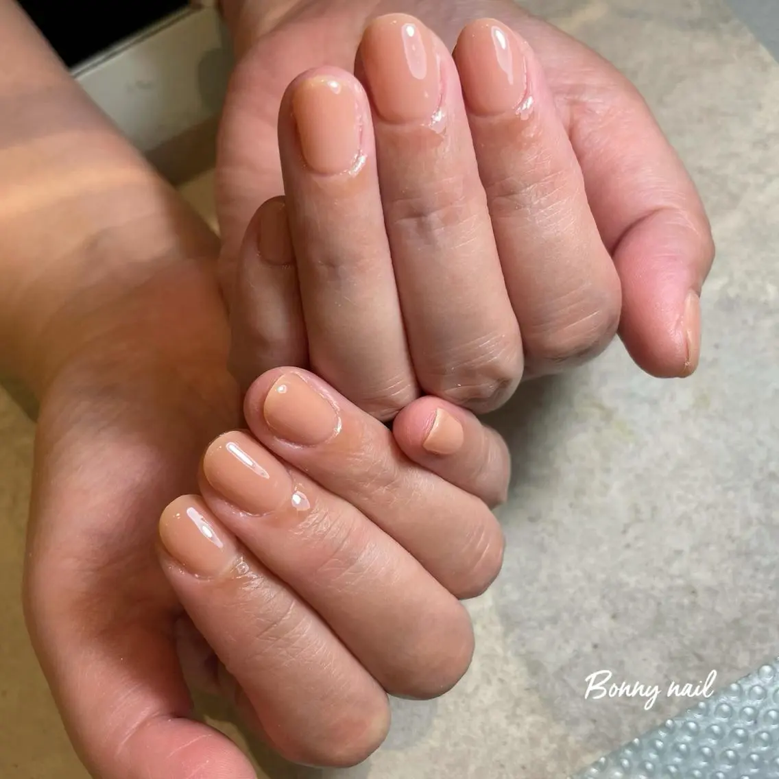 ショート ネイル ワンカラーネイル BONNY NAIL 【えみか】のネイルデザイン