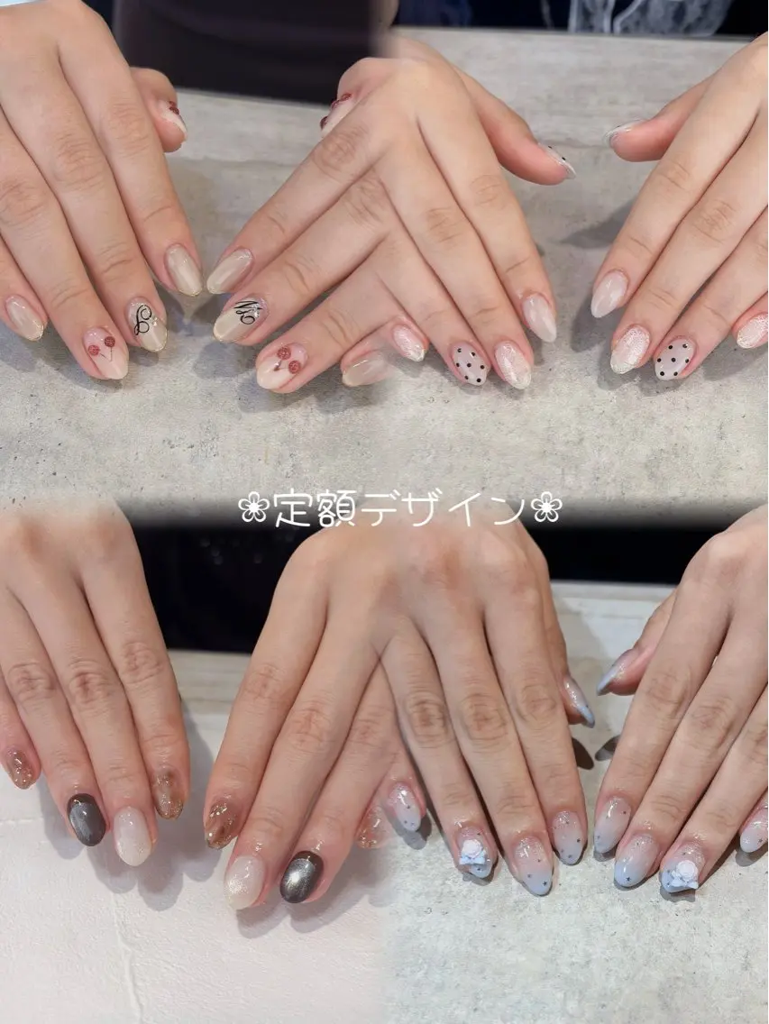 ネイル ショートネイル ハンドネイル 岸梅 有希のネイルデザイン