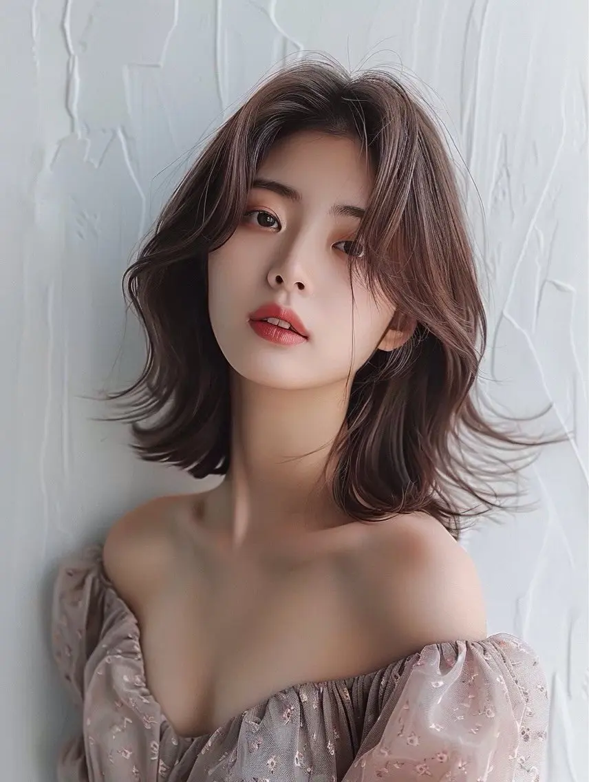 ミディアム カラー カット ヘアカラー MODE K’ｓ西宮 JR西宮のヘアスタイル