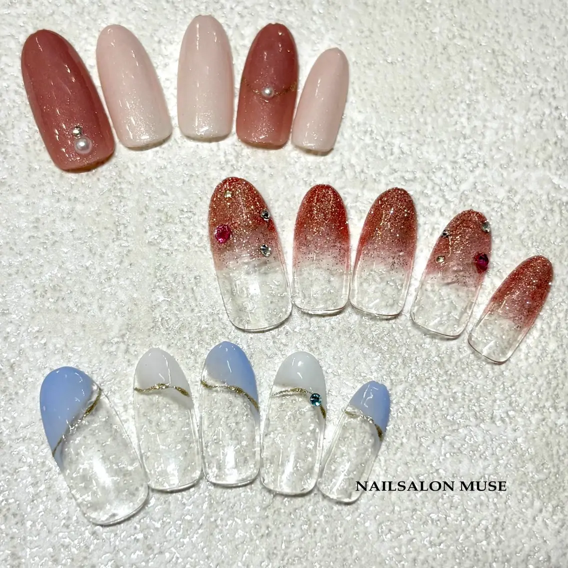 ネイル ジェルネイル マグネットネイル ワンカラーネイル パラジェル ハンドネイル Nail Salon MUSE    Aiのネイルデザイン