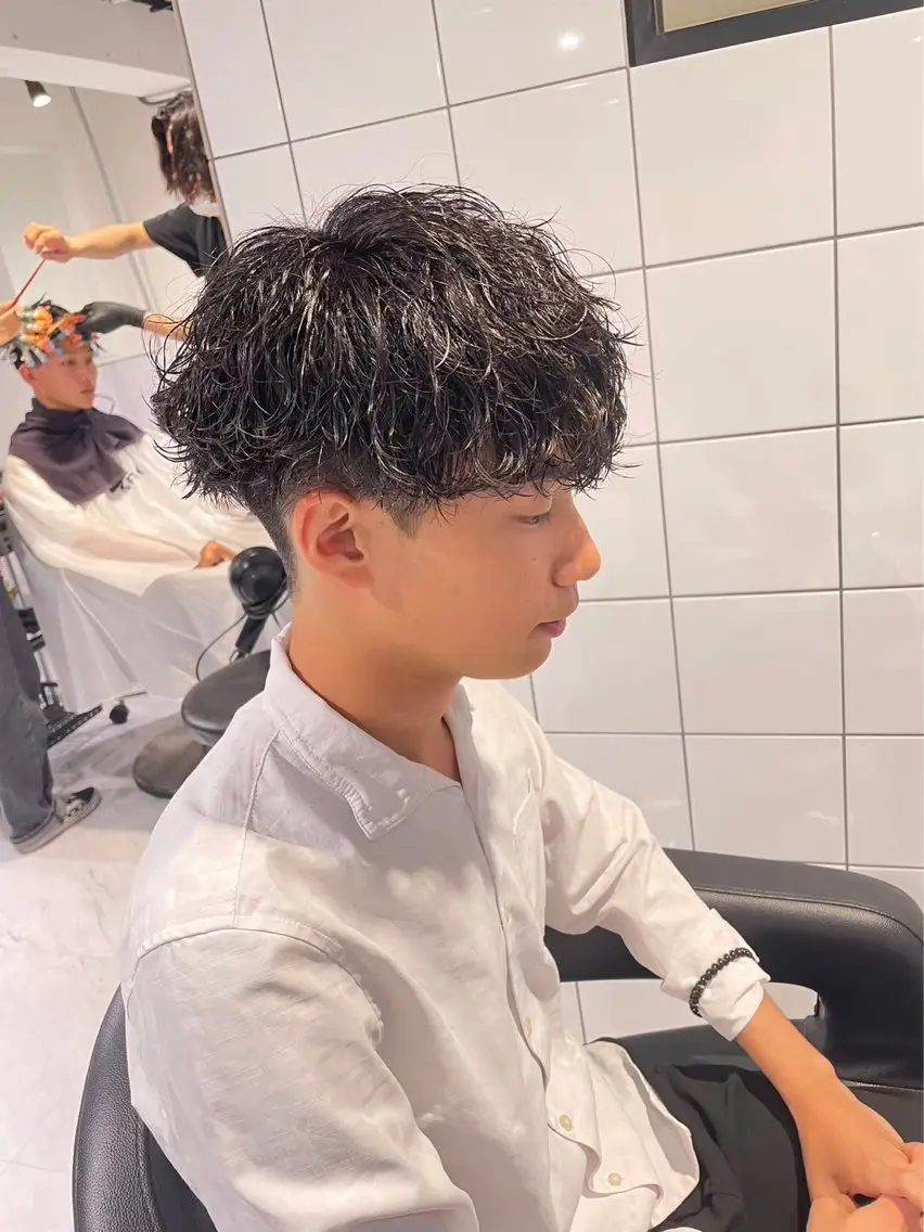 メンズ カット パーマ ヘアセット メンズ特化 🌟YURA🌟のヘアスタイル