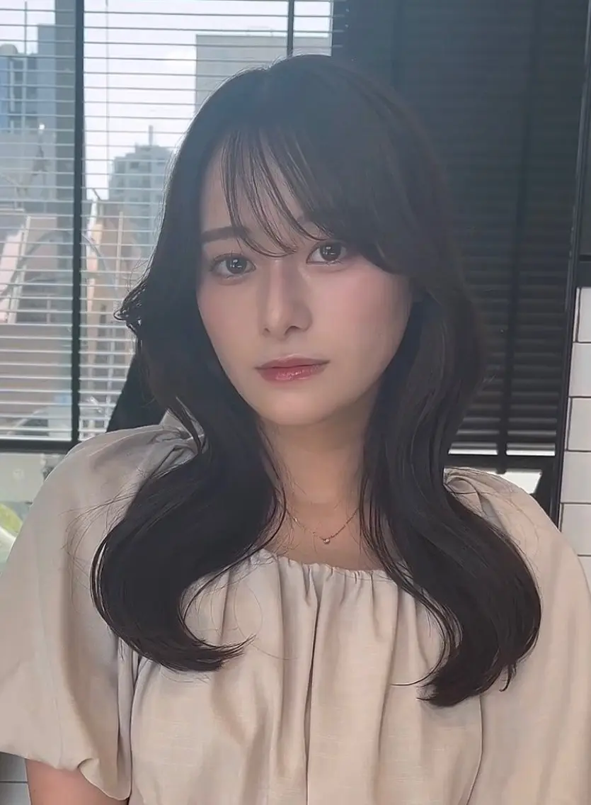 ロング カラー カット ヘアカラー トリートメント 🌫️大人韓国ヘア 🌫️naoyaのヘアスタイル