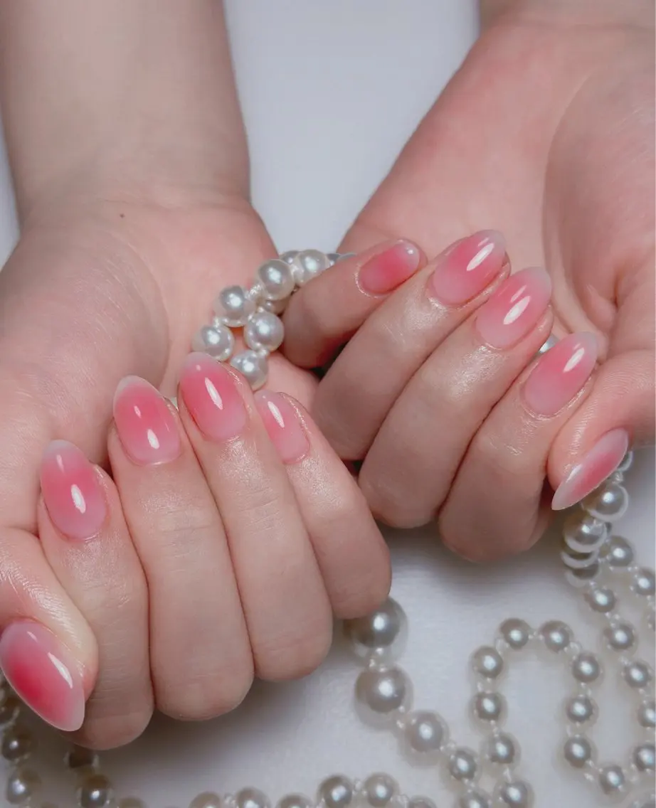 ネイル オーロラネイル 長さ出し フットネイル ラメ(グリッター) ラメグラデーション ハンドネイル 👍thumbs up nail👍のネイルデザイン