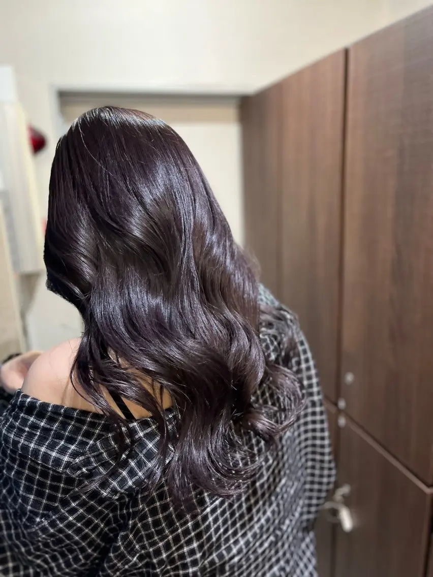 ロング カラー カット ヘアカラー トリートメント 多系統似合わせ/ tsuburaのヘアスタイル