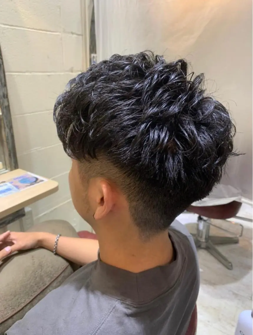 メンズ人気✨️ デザインカット+ヘッドスパ+眉カットの写真