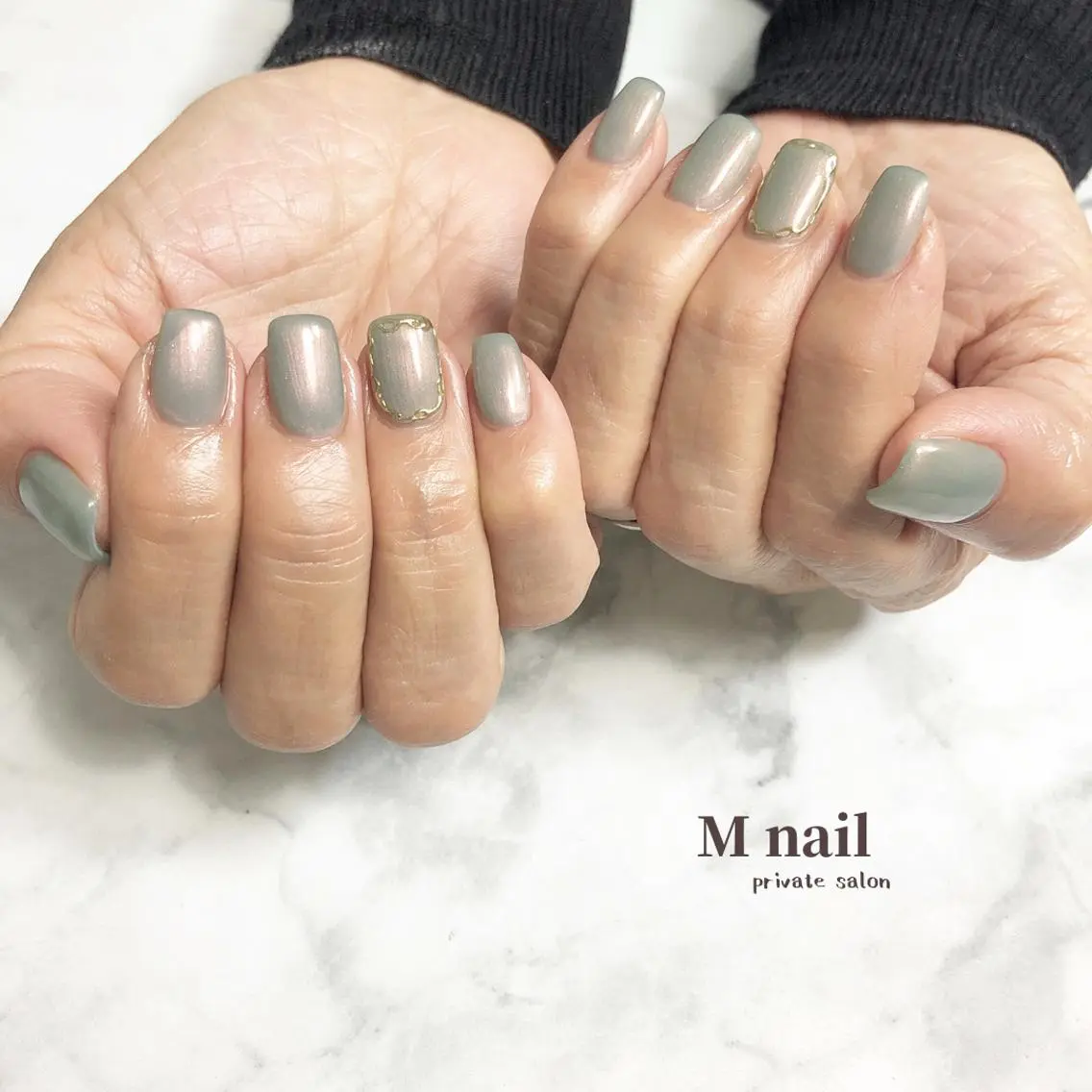 ネイル アートネイル ハンドネイル M nailのネイルデザイン