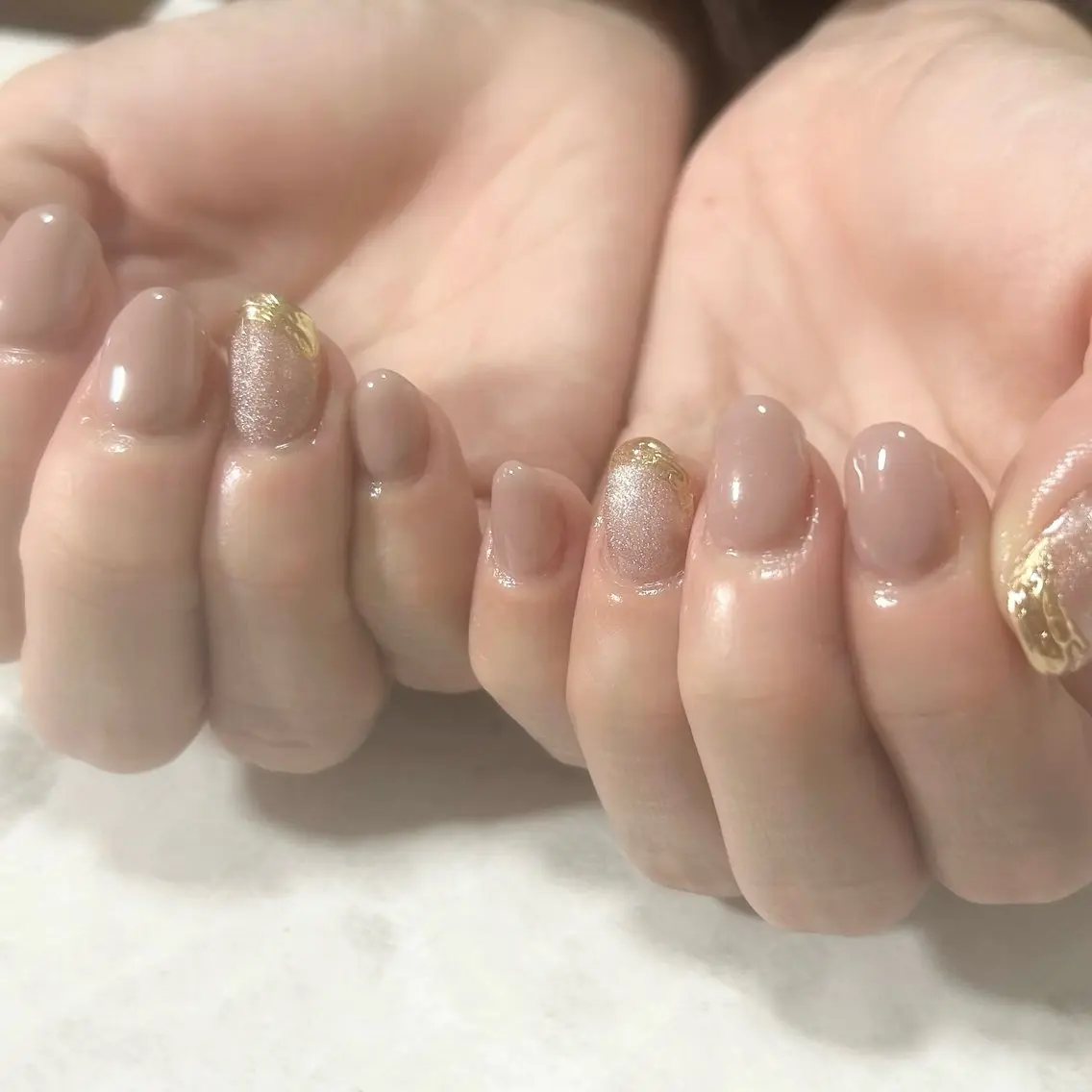 ネイル アートネイル マグネットネイル ミラーネイル ハンドネイル M's salonのネイルデザイン