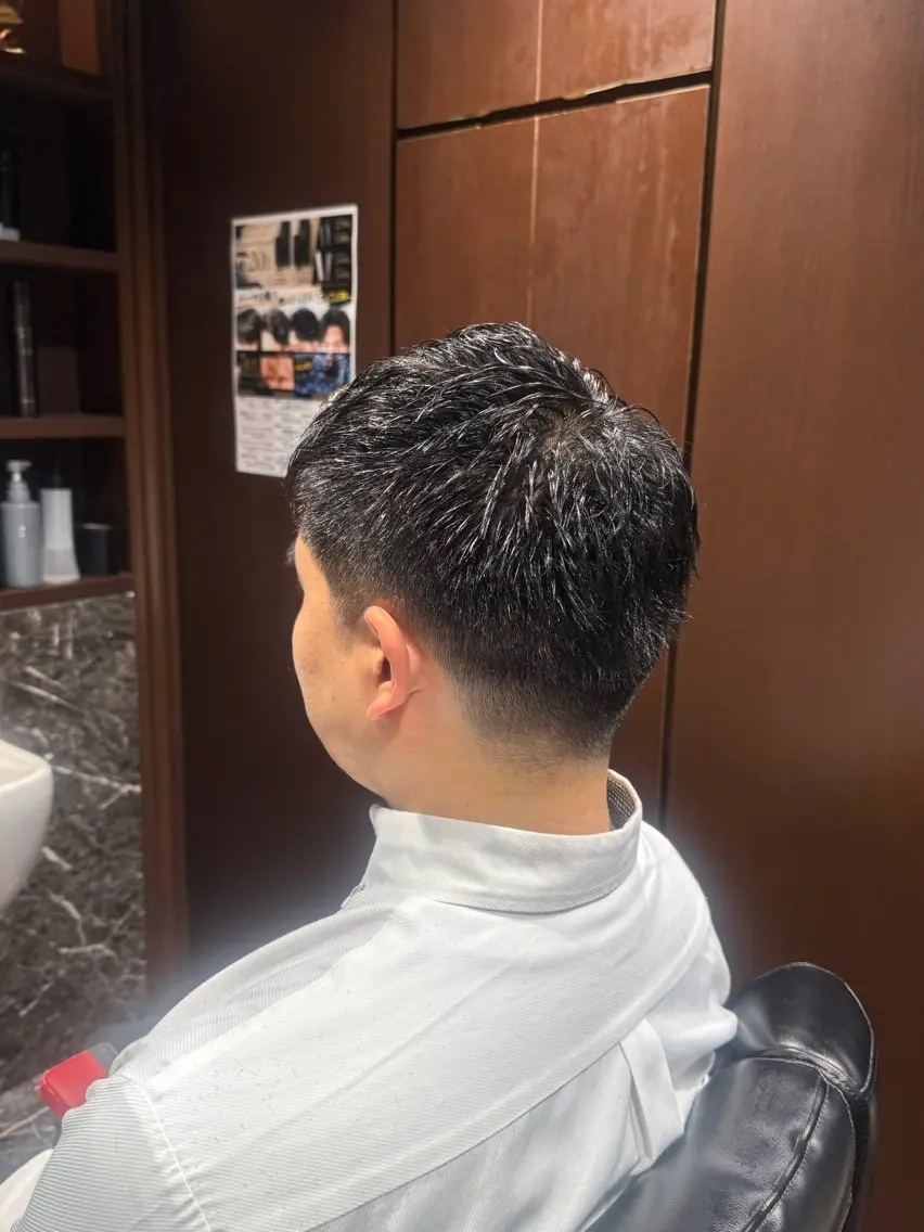 メンズ ビジネス 久保 ことねのヘアスタイル