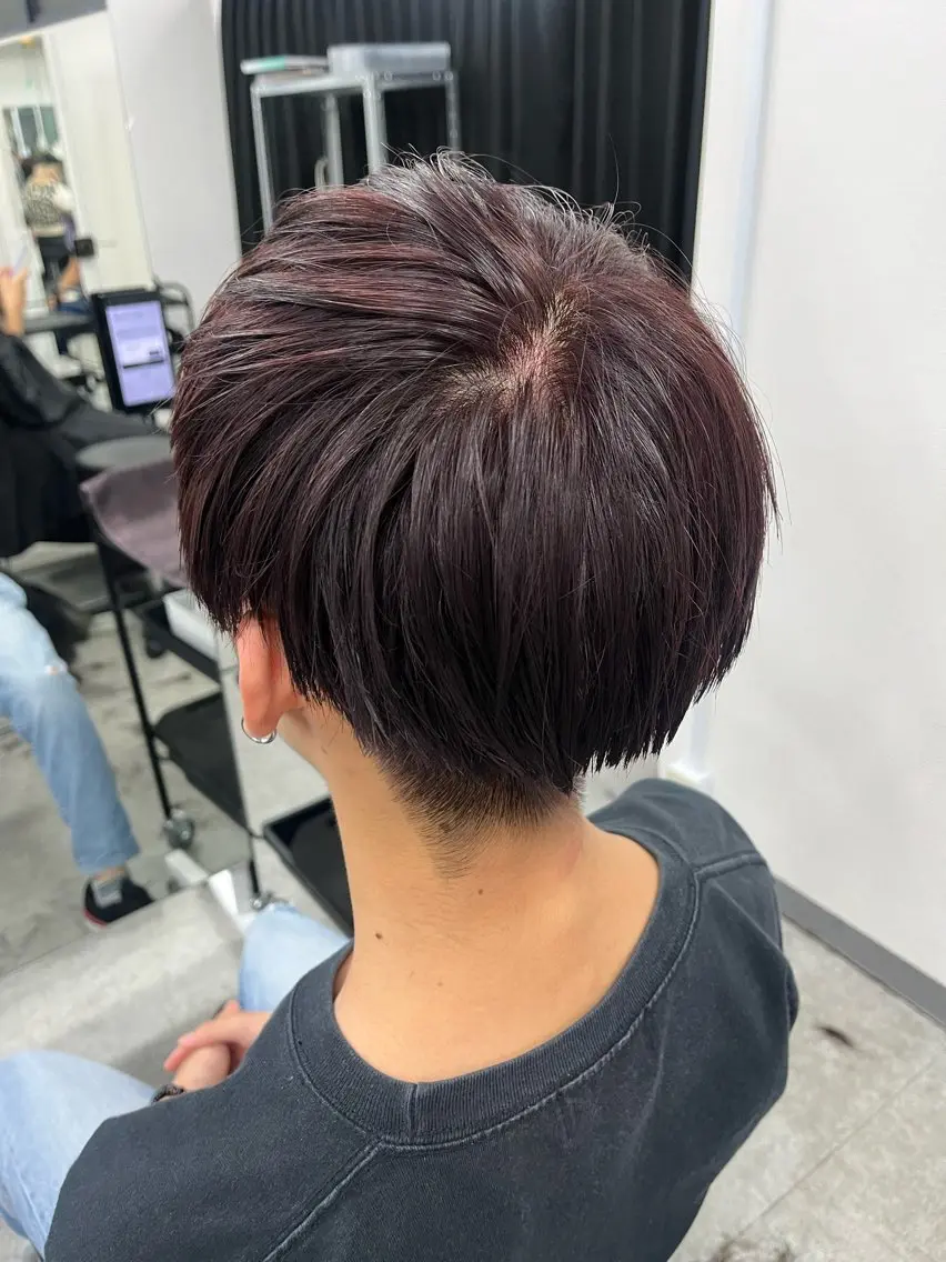 メンズ マッシュ 大人上品ベージュ 🎀HARUNAのヘアスタイル
