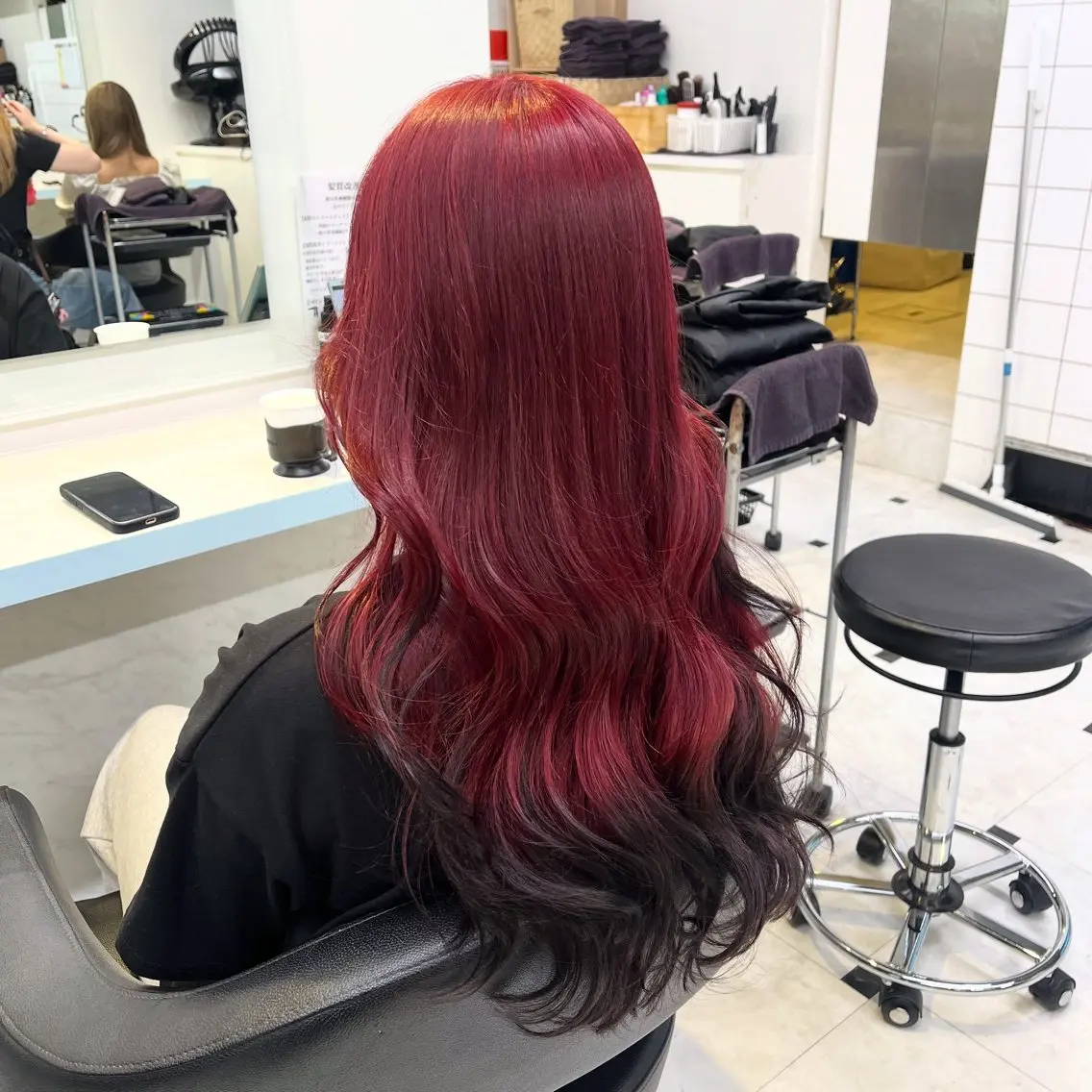 ロング カラー ヘアカラー トリートメント ブリーチカラー 🩵MIZUKIのヘアスタイル