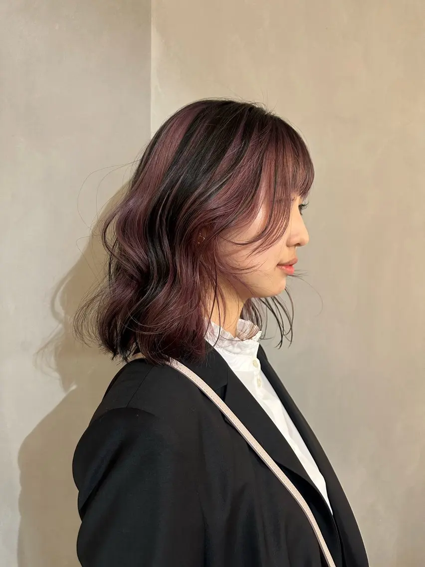 ショート カラー ヘアカラー 美髪・シールエクステ ホソタニリョウコのヘアスタイル
