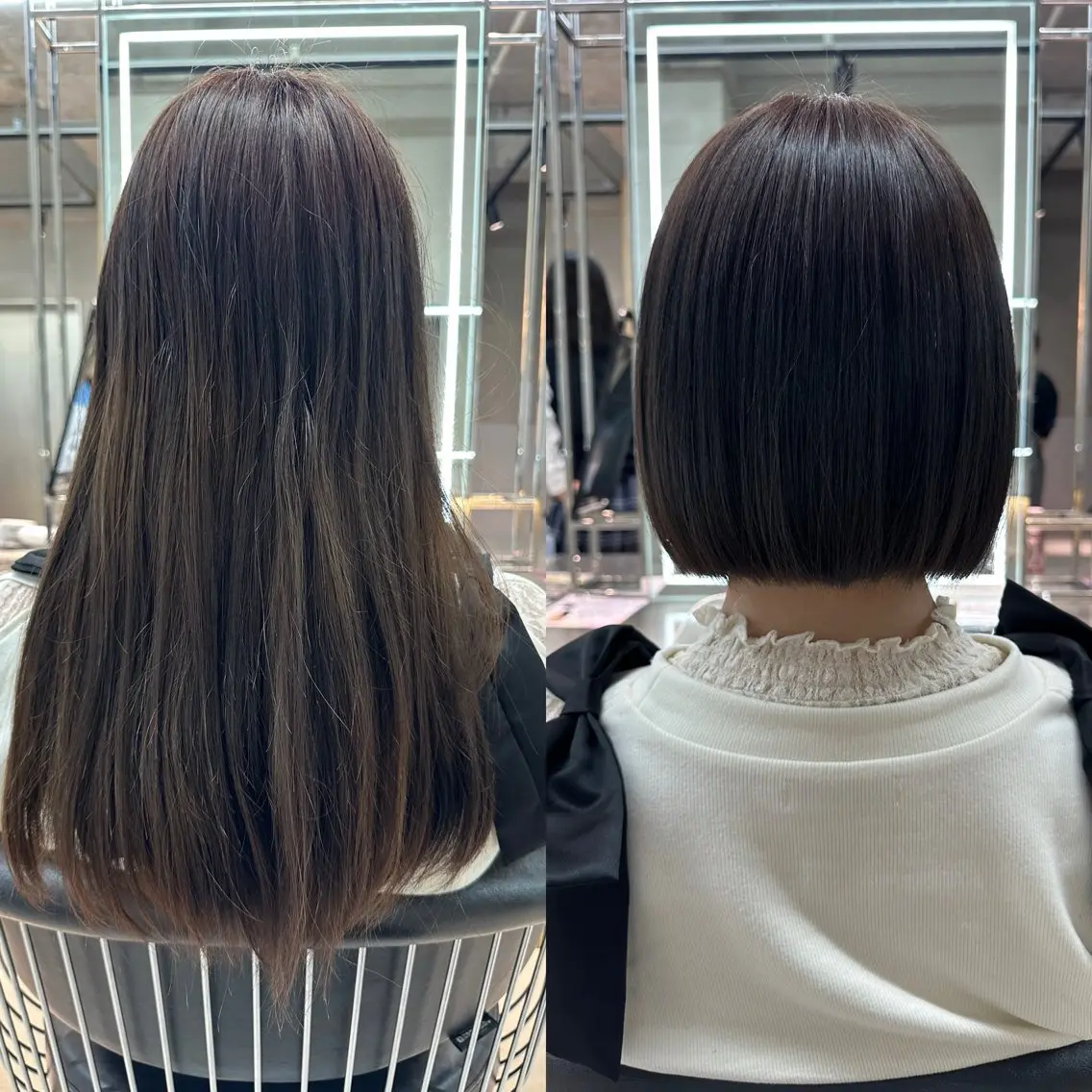 ミディアム カット ヘアカラー トリートメント ✨髪質改善特化✨副 店長椎葉信乃介のヘアスタイル