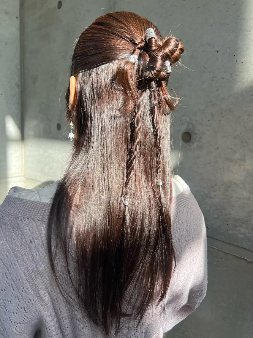 ロング ユカ yのヘアスタイル