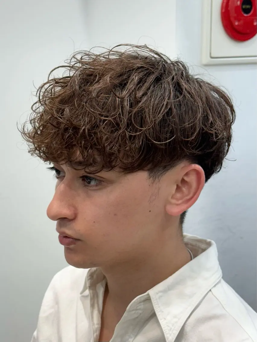 パーマ メンズ カット パーマ fifth 桐山 蒼史のヘアスタイル