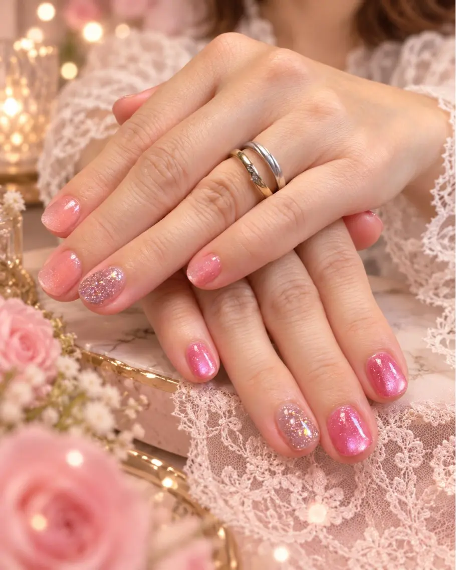 ネイル ジェルネイル マグネットネイル ワンカラーネイル ハンドネイル Moko NailStudioのネイルデザイン
