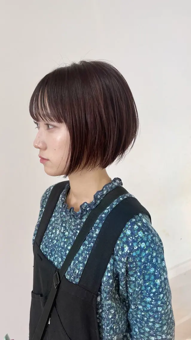 ショート カラー 渋谷 縮毛矯正 髪質改善 今泉ひろきのヘアスタイル