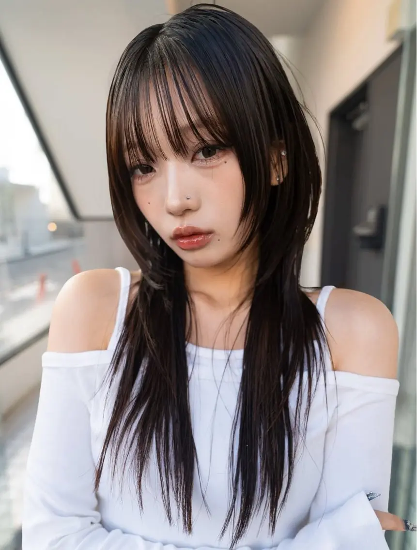 セミロング カラー ᴄʜɪʜɪʀᴏ /メンズカットのヘアスタイル