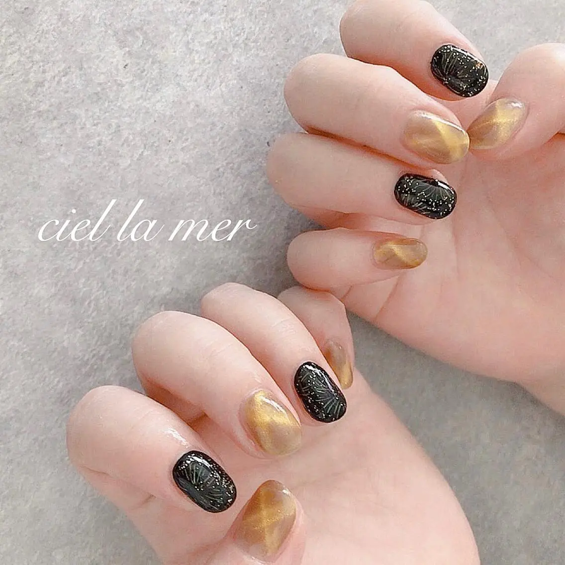 ネイル ハンドネイル フットネイル ciel la merのネイルデザイン