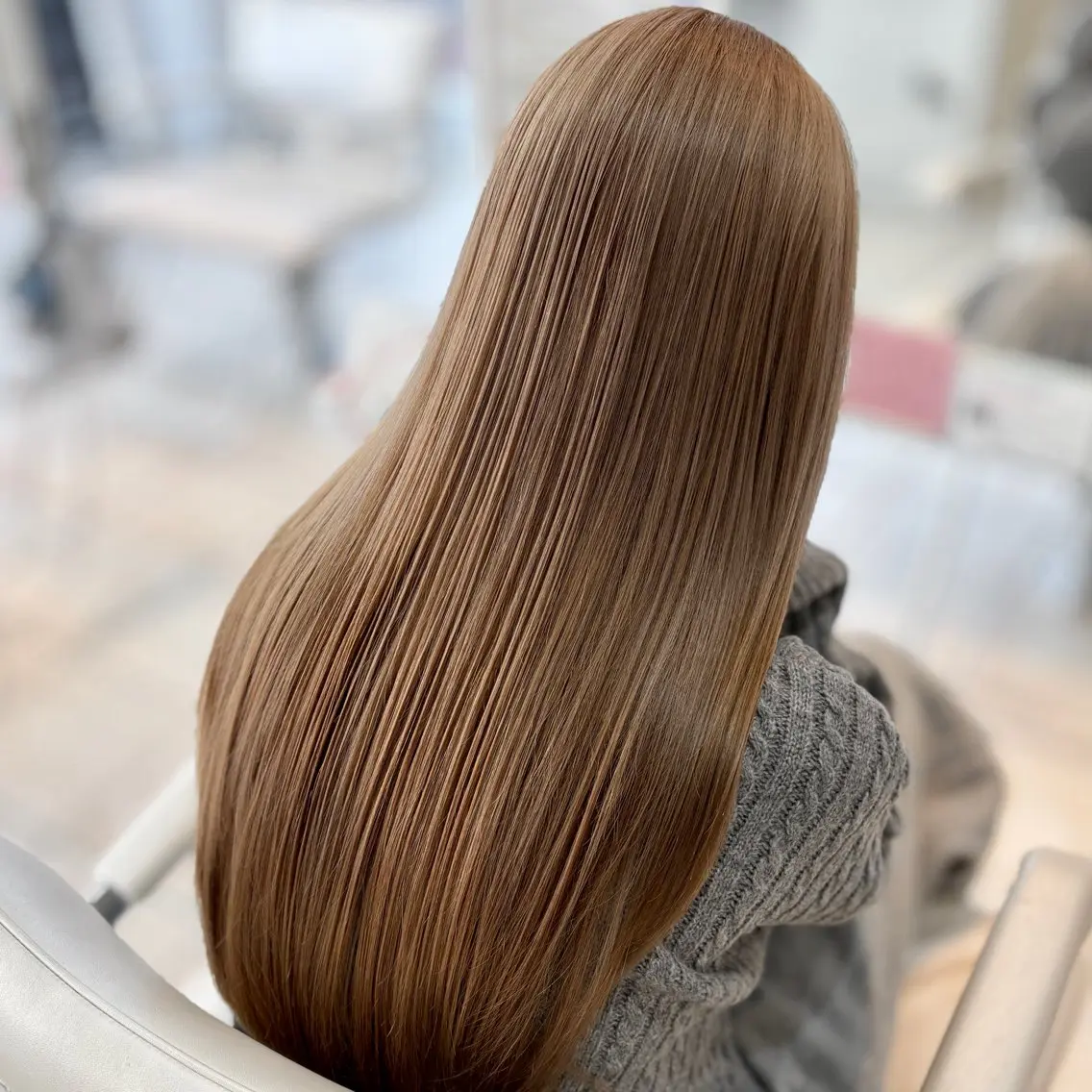 ロング カラー ベージュカラー ミルクティーベージュ ブリーチ/ヘアセット 【𝙍𝙞𝙣𝙤】のヘアスタイル