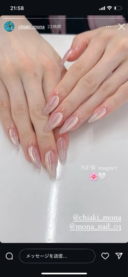 ネイル ハンドネイル mona .misaのネイルデザイン