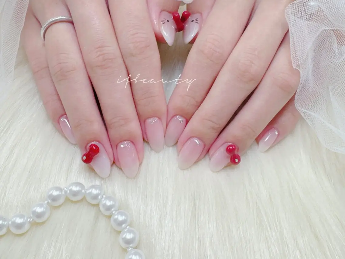 【ハンド】ベービーブーマン【カラーグラデーション】💅➕パーツ追加50~の写真